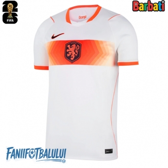 Țările de Jos Tricou Fotbal Replică Mondial 2026 Barbati Deplasare
